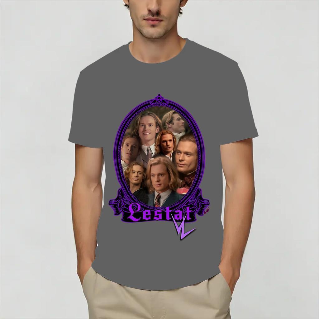 Die Vampire Lestat T-Shirts Unisex Baumwolle Vintage T-Shirts Rundhals T-Shirts Kurzarm Kleidung Übergröße