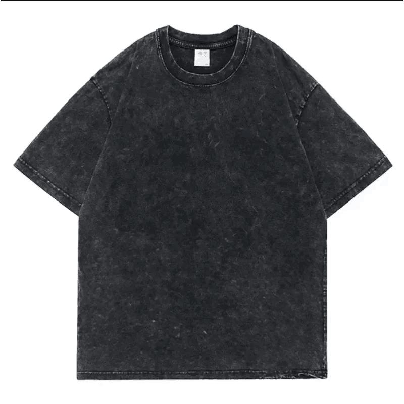 Vintage Washed Black TShirt  Epstein Style  Handmade  Unisex AllSeason Streetwear Shirt  graphic t shirts mens t shirts