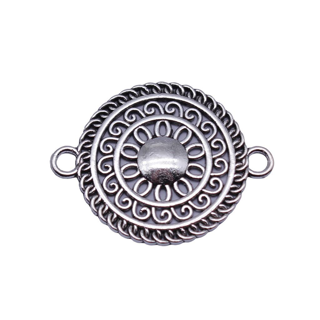 Filigree Diamond Shaped Connectors Ornate Multi Loop Links For Jewelry