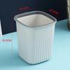 Miling Simple Lidless Pressure Ring Plastic Trash Can