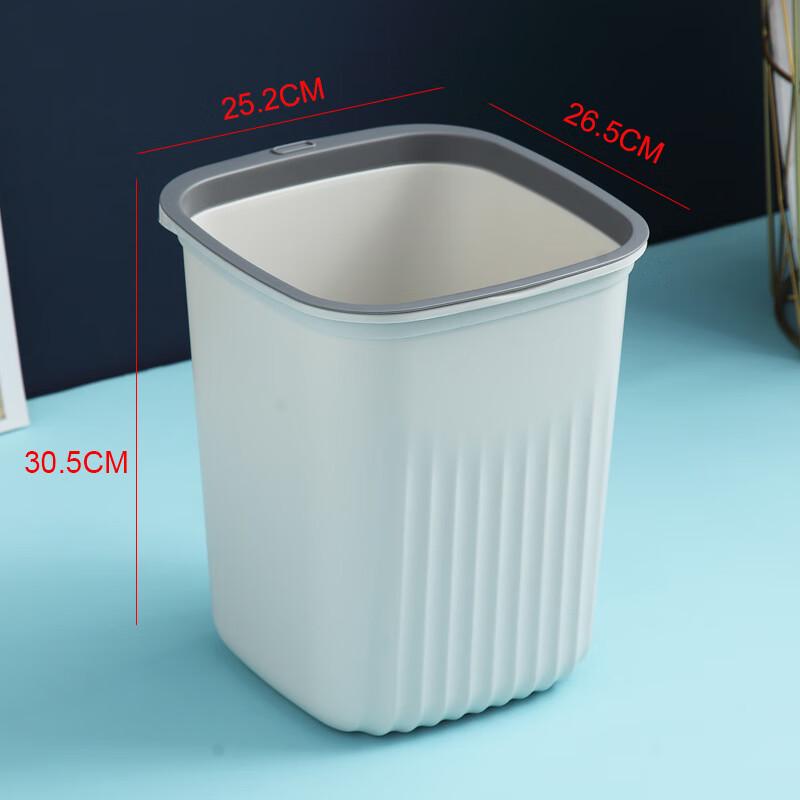 Miling Simple Lidless Pressure Ring Plastic Trash Can