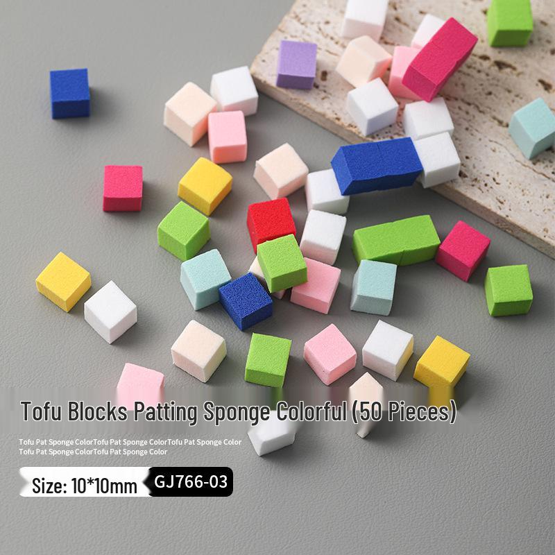 Professioneller Anti-Rutsch-Puderquasten-Schwammclip für Nagelstudio und Rouge-Anwendung