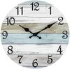 10-Inch Silent Decorative Wooden Wall Clock for Living Room and Bedroom