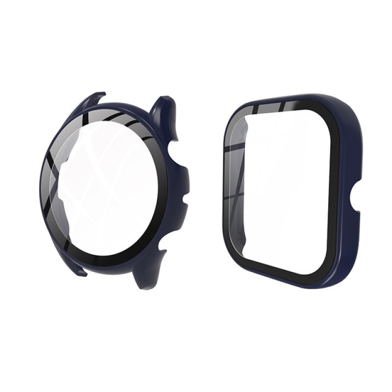 

Стекло + защитный чехол для Haylou GST Lite LS13/RS4 Plus LS11 LS12/RT2 LS10/LS02/Solar LS05/RT3 LS16, универсальный чехол на бампер, защищающий от падения For Haylou RS4 Plus синий