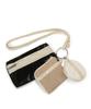 MULTI POUCH WRISTLET 1512 Beige Schwarz Glanz Meringue / / / /