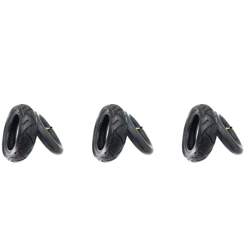 

3X Electric Scooter Tyre 10X3.0 Inner And Outer Tire Set For KUGOO PRO Electric Scooter Go Karts ATV чёрный