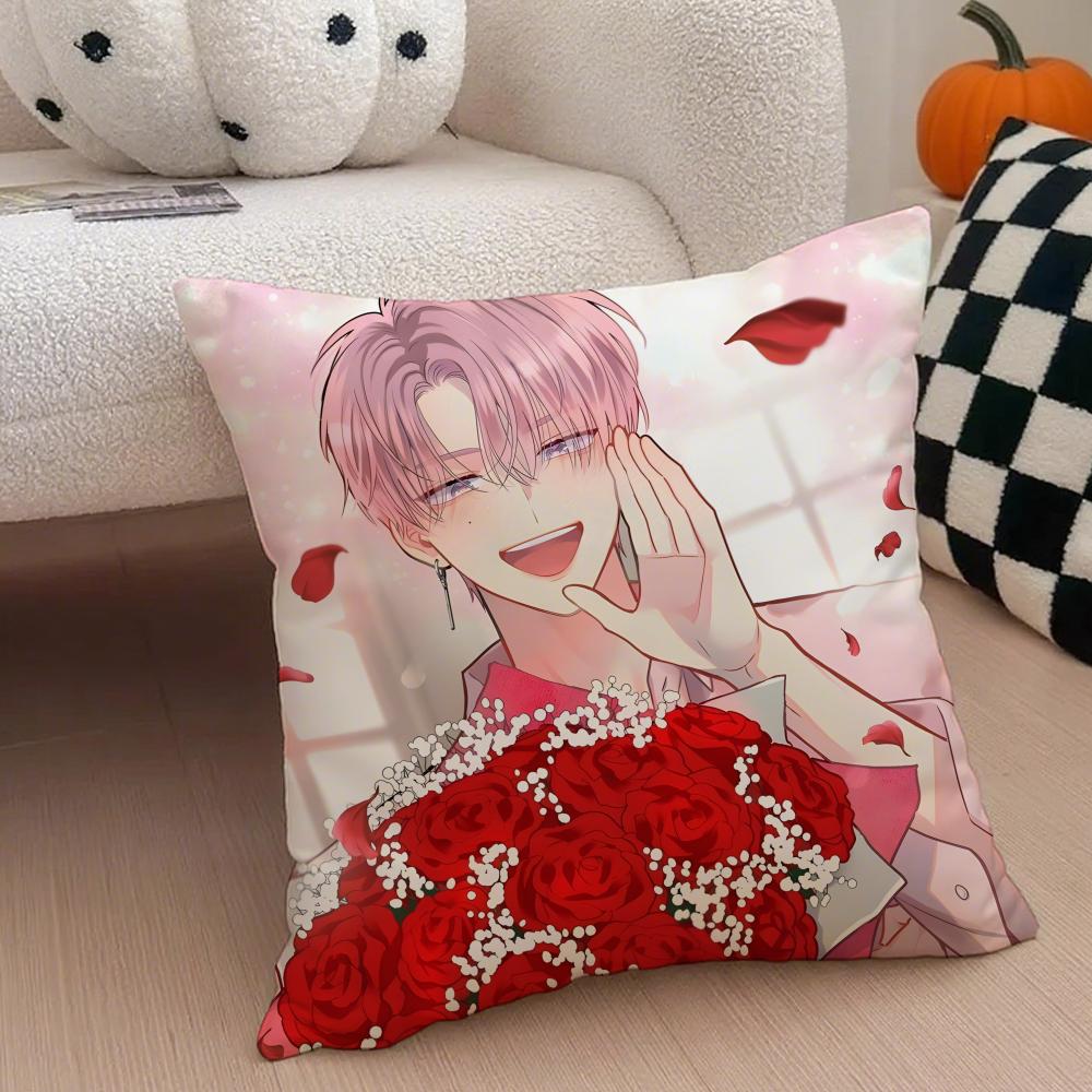 Casual Fashion Cute TTamons BSide Anime Cushion Cover Linen Pillow Case Soft Breathable Protective Couch Room Decoration