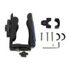 Motor Adjustable Handlebar Cup Holder Bottle Mount Bracket 25Mm Blue For Scooter