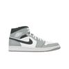 Air 1 Mid Light Smoke Grey Men Sneakers Anthracite White 554724-078