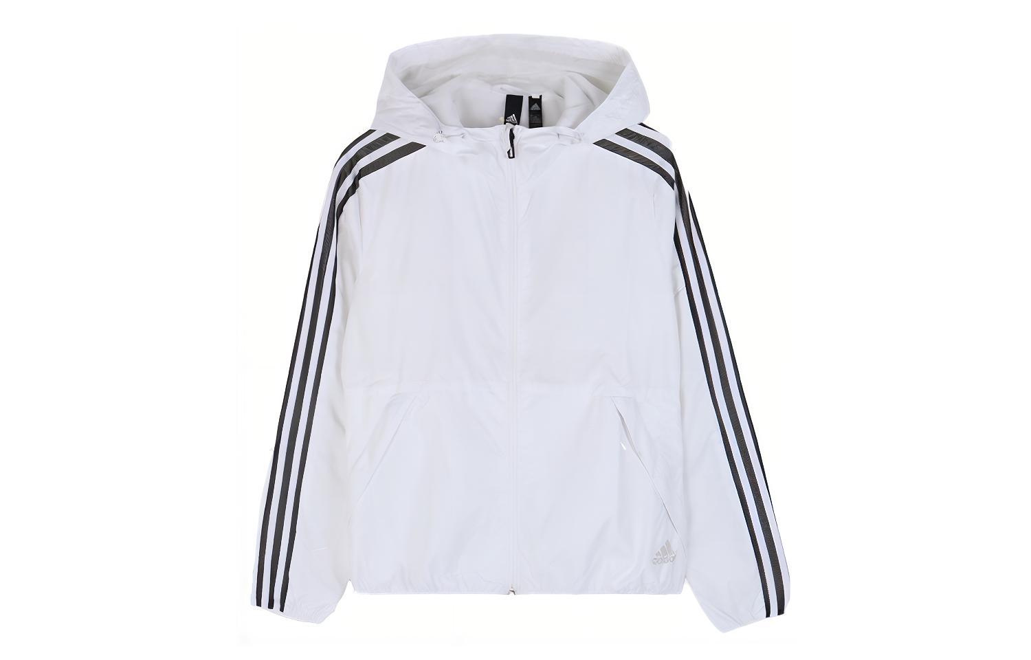 

Adidas Jackets Women s White Hooded Moderate Other EH3901 XS