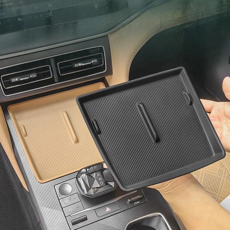 For BYD Song L DM-i Central Control Wireless Charging Pad Panel Silicone Anti Slip Mat Car Interior Modified Accessories