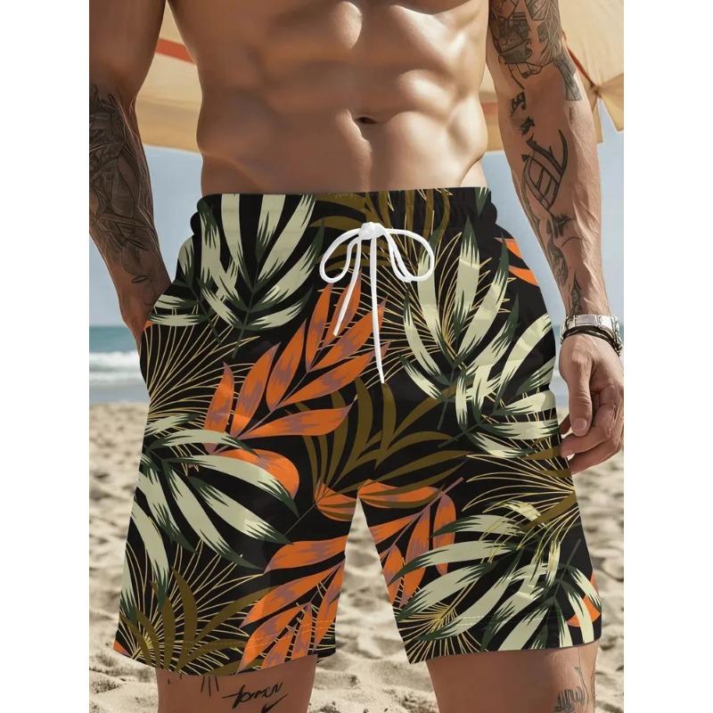 Summer Men s 3D Printed Beach Shorts: Fashionable, Versatile, Trendy, Breathable, and Casual Vacation Style S