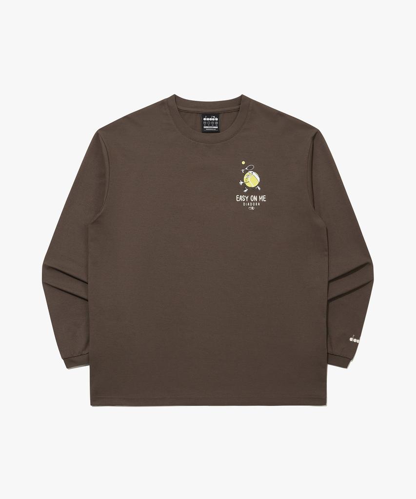 Diadora Airtex Dido Ball Long Sleeve T-Shirt Brown