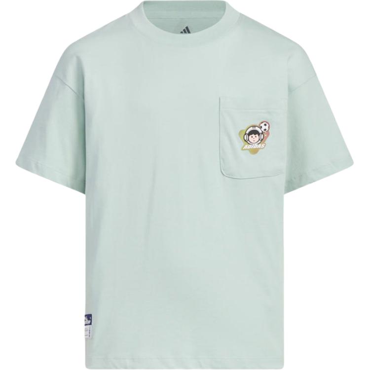 

Adidas T Shirt Light Green Children Aged 3 7 Years Old JM7994 128