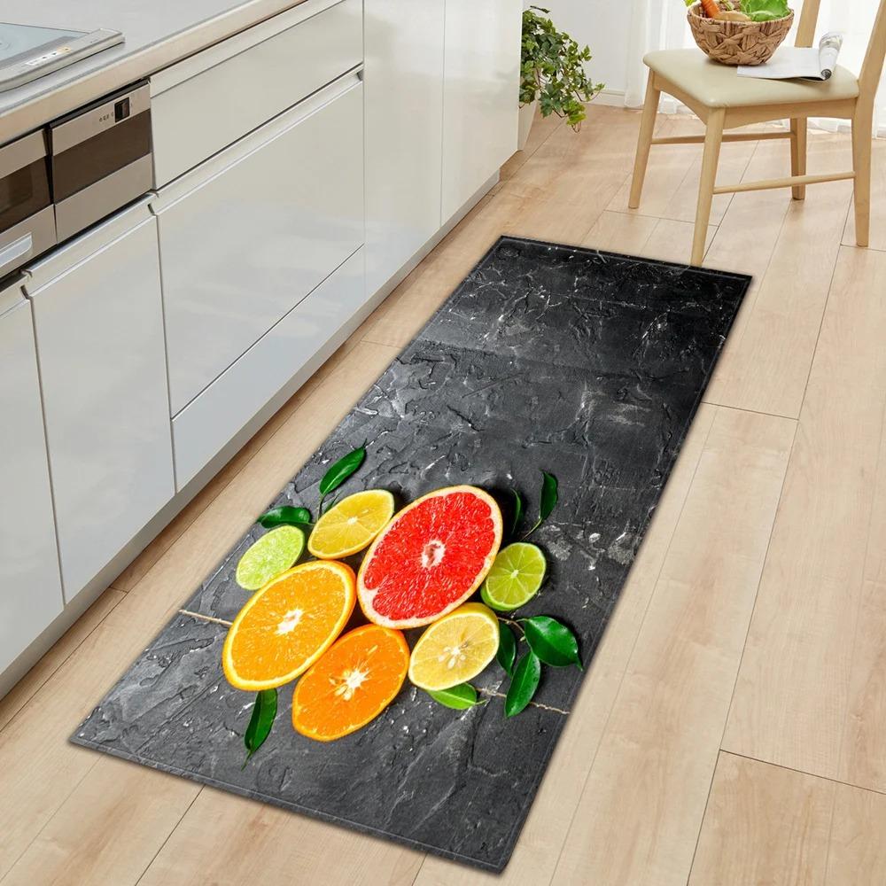 Fruit Pattern Home Kitchen Floor Mat Door Decoration Floor Mat