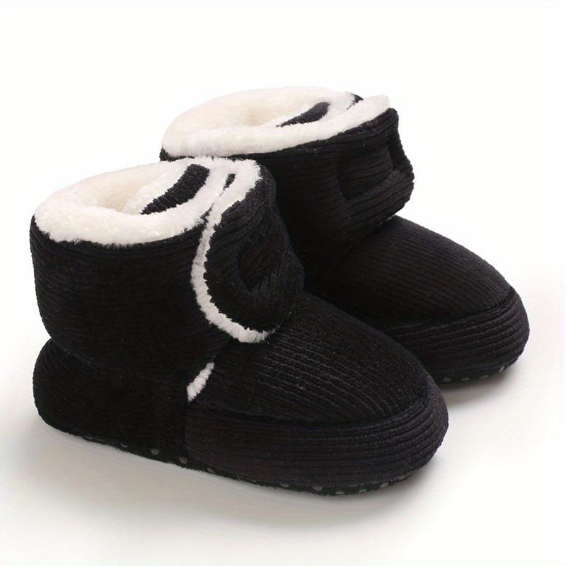 Kleinkind Baby Mädchen Stiefeletten Plus High Top Hausschuhe Indoor Schuhe Krabbelschuhe Lauflernschuhe für Winter