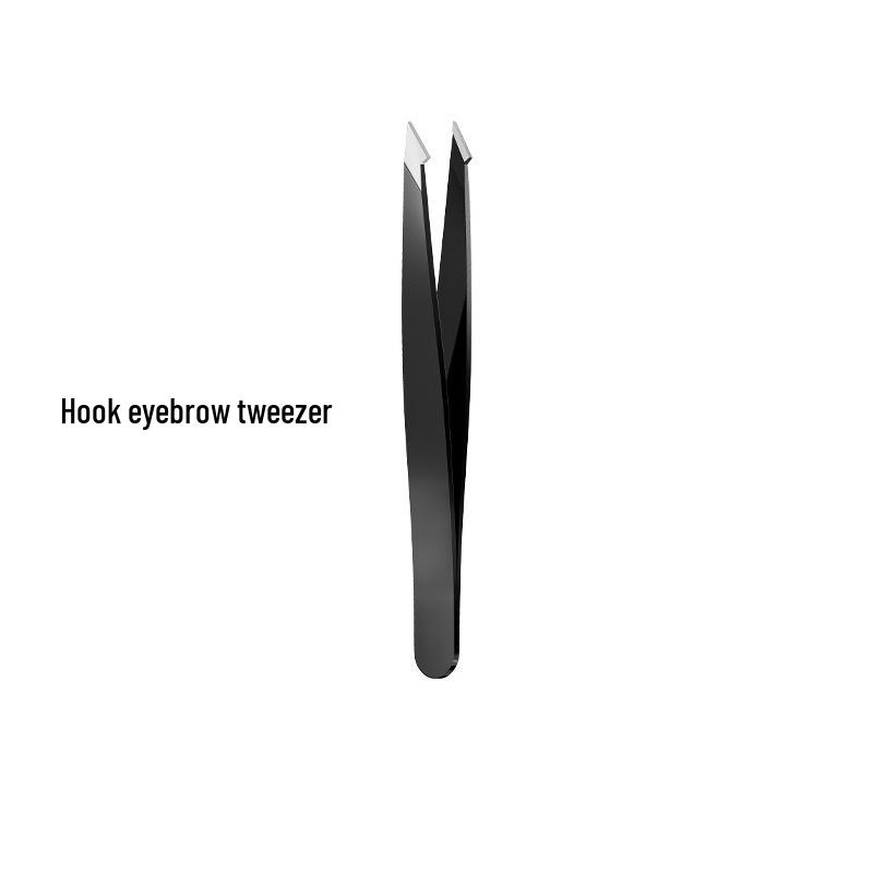

Stainless Steel Eyebrow and False Eyelash Tweezer Set - 4 Piece Hair Removal & Beauty Tool Kit