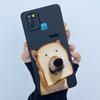 For Infinix Hot 10 Lite Smart 5 Hot 11 G37 10S 10T 10i Case Lovely Cartoon Cat Liquid Silicone Soft Shockproof Back Cover Capa