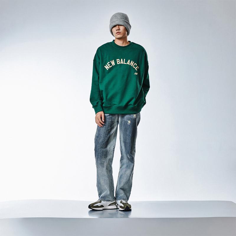 New Balance 327 Khaki White Sneakers U327LE