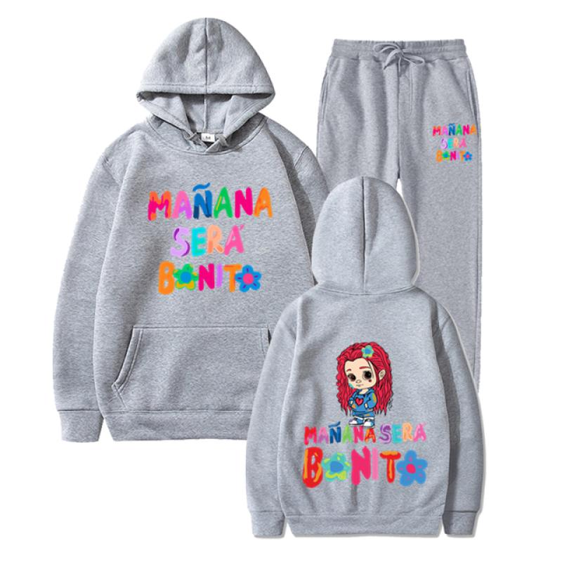 2023 New Karol G Manana Sera Bonito Singer Men/Women Fashionable Tracksuit Costume Men Women Clothing Anime New Hoodie