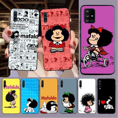 Mafalda Etui na telefon funda Dla Samsung Galaxy A13 A53 A11 A12 A32 A22 A52S 5G A10S A41 A42 A33 A20E A30S A40 A51 A71 A21S Etui
