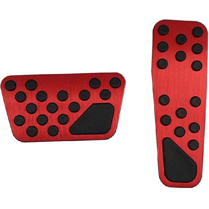 Aluminum Alloy Pedal Cover for Dodge Challenger 2008-2023 for Charger 2011-2023 for Chrysler 300 300C 2009-2019 No Drilling Aluminum Brake and