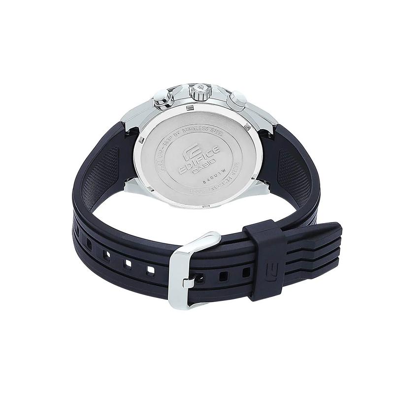 Casio CASIOEDIFICE Series Classic Simple Casual Stainless Steel Fashion Quartz Movement Resin Strap Japanese and Korean Watch Men's EFR-563PB-1AV