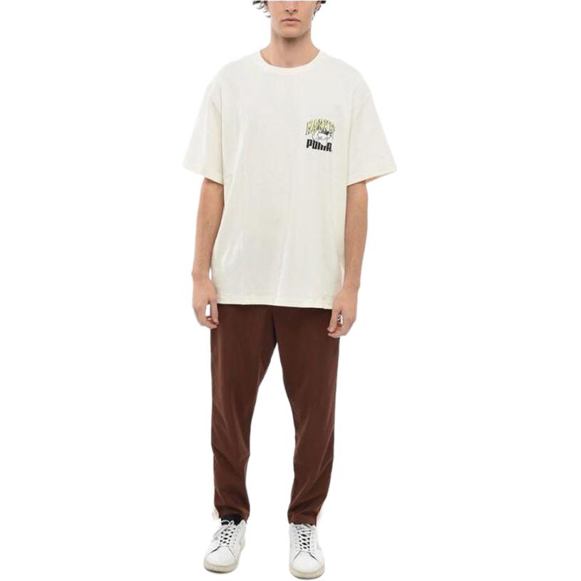 PUMA Set-in Sleeve T-Shirt Men's Khaki 537396-65