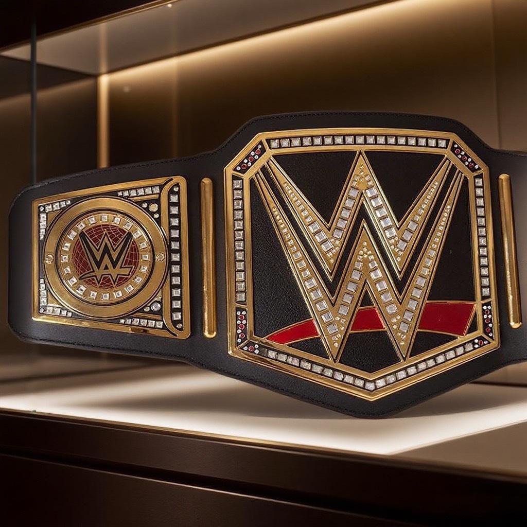 WWE World Heavyweight Championship Gold Belt Boxing Match 1/1 Commemorative Champion Prize Collection
