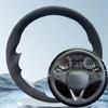Housse de volant de voiture ization Pour Opel Astra (K) Corse (ET) Crossland X Grandland X ignia Bricolage Accessoires de Voiture en Daim
