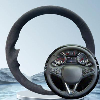 Ization Autostuurhoes Voor Opel Astra (K) Corsa (E) Crossland X Grandland X ignia Doe-het-zelf Suede Auto Accessoires