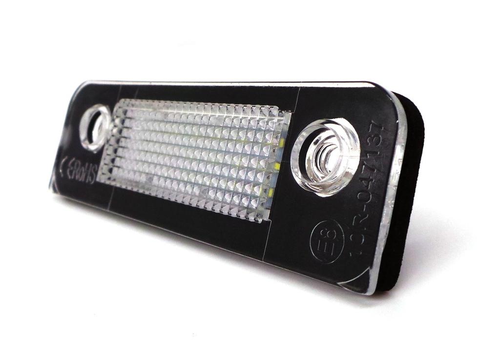 Lampy tablicy rejestracyjnej LED kompatybilne z Ford Fiesta, Fusion, Mondeo, Off-Road, 2 szt