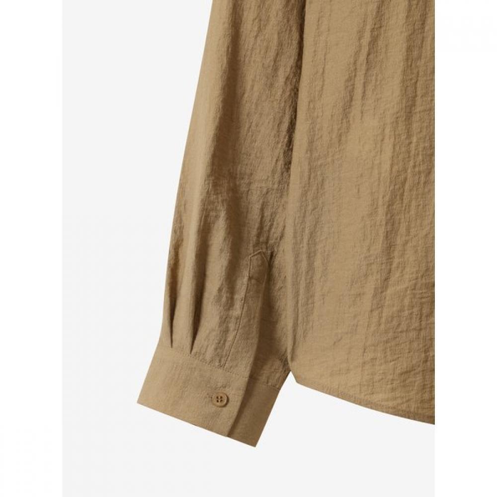 Cc Collect Logo Embroidered Out Pocket Shirt C252psc144