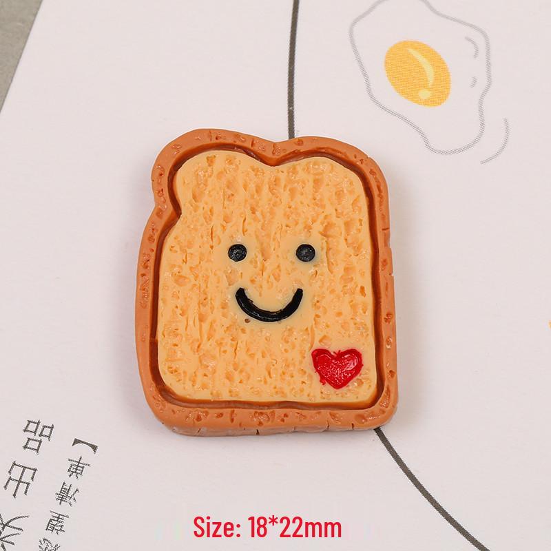 Resin Fried Egg Sandwich DIY Phone Case & Hair Clip Accessories