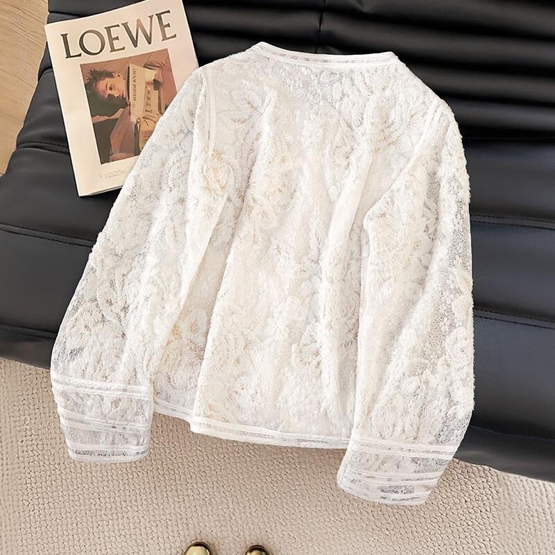Women's Chinese Style Lace Frog Button Blouse