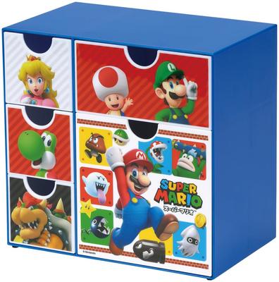 Skater Storage Box Accessories Storage Case Mini Chest Accessory Case Super Mario 23 18 X 11 X H17cm CHE5-A