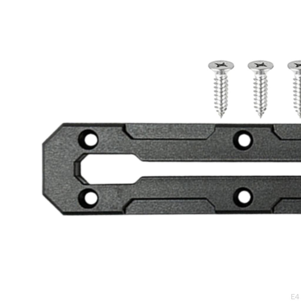 Kayak Slide Rail Track Bracket DIY Accessories Fishing Rod Holder Mounting Base for Canoe