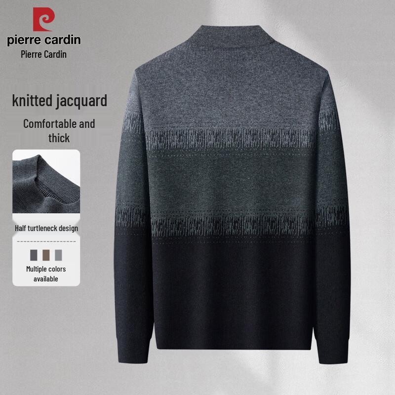 Pierre Cardin Men's Autumn Winter Thick Knit Pullover Sweater