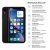 Refurbished Apple iPhone Xr 6.1'' 3GB RAM 64GB ROM Black 4G LTE Unlocked Smartphone With Single SIM