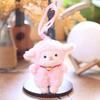 Standing/Sitting Mini Sheep Plush Keychain Cartoon Soft Lamb Doll Ornament  Year of the Sheep