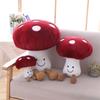 Child Baby Collection Mushroom Plush Toys Vegetables Mushroom Soft Plush Doll Mushroom Stuffed Toy