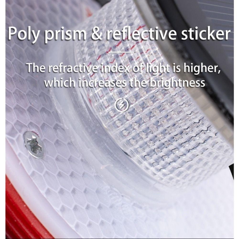 Portable Plastic Solar Net Mark Light Waterproof Outdoor Lighting Solar Lamps Solar Charging Flash Anchor Light Outdoor