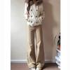 Petite Women's American Khaki Micro-Flare Wide-Leg Elastic Jeans