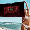 Shooting Game D-Doom Beach Towel Colorful Bath Towels For Girl Microfiber Quick Dry Custom Sand Free Beach Yoga Spa Gym Pool