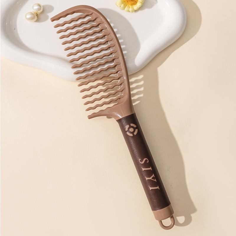 

Wide Tooth Fluffy Wave Comb for Long Curly Hair - Home & Styling Use