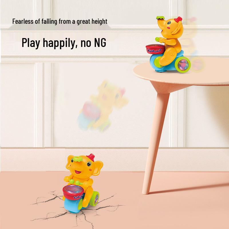 Smart Baby Elephant Toy with Lights, Sounds, and Floating Balls for Early Education (0-3 Years)