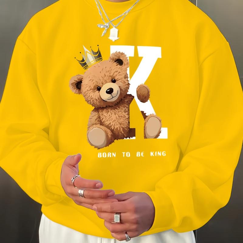 

Slim Fit & Breathable, Men s Crew Neck Sweatshirt, Suitable for Office Wear & Evening Walk XXL жовтий