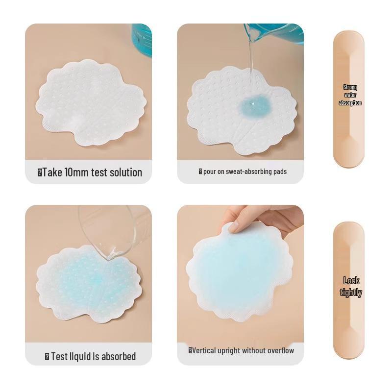 Unsichtbare Polymer-Achsel-Antitranspirant-Pads für Damen