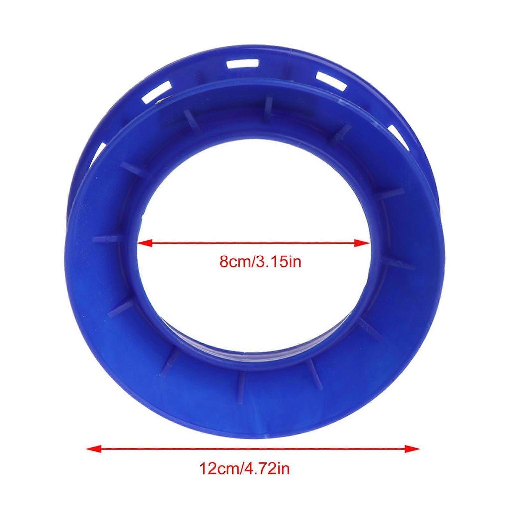 Plastic Fishing Line Coiling Plate Handle Wire Winding Rings Replacement Winding Plate Professional Useful Winding Board Blue