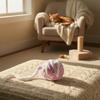 Yarn Sphere Feline Toy Gnaw-Resistant Knitted Chime Sphere Pet Supplies for Cats
